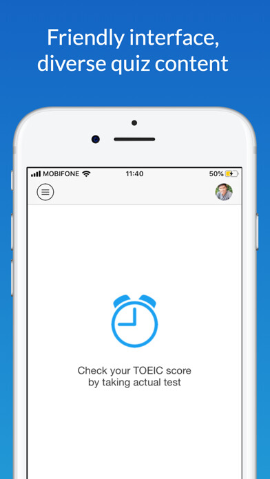 Emulate iPhone app TOEIC® Checker - Online test using MyAndroid Emulate iPhone app TOEIC® Checker - Online test using MyAndroid