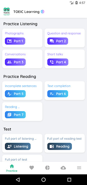 Run android online APK TOEIC Learning - All parts from MyAndroid or emulate TOEIC Learning - All parts using MyAndroid Run android online APK TOEIC Learning - All parts from MyAndroid or emulate TOEIC Learning - All parts using MyAndroid