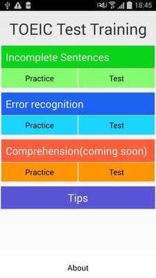 Emulate Android APK TOEIC Test Training Emulate Android APK TOEIC Test Training