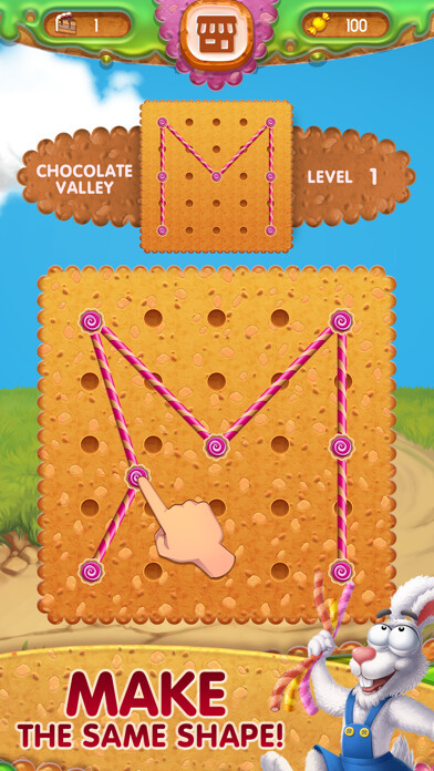 Emulate iPhone app Toffee : Line Puzzle using MyAndroid Emulate iPhone app Toffee : Line Puzzle using MyAndroid
