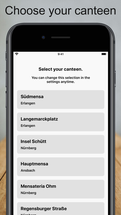 Emulate iPhone app Tofood - Mensa Menu using MyAndroid Emulate iPhone app Tofood - Mensa Menu using MyAndroid