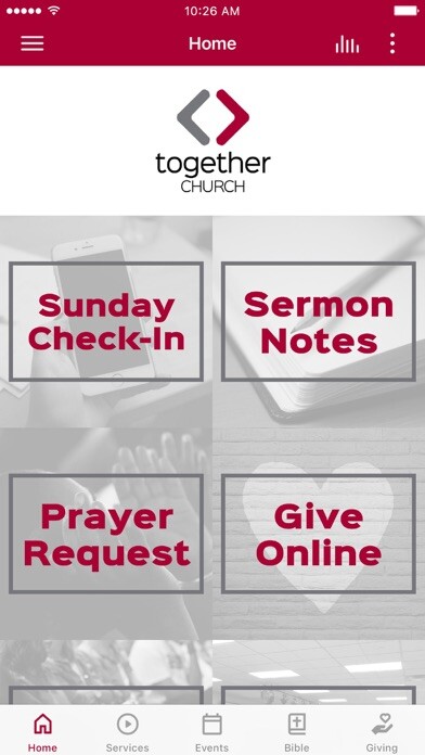 Emulate iPhone app Together Church App using MyAndroid Emulate iPhone app Together Church App using MyAndroid