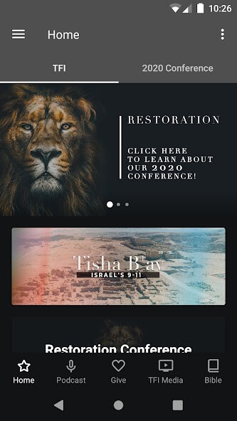 Emulate iPhone app Together for Israel using MyAndroid