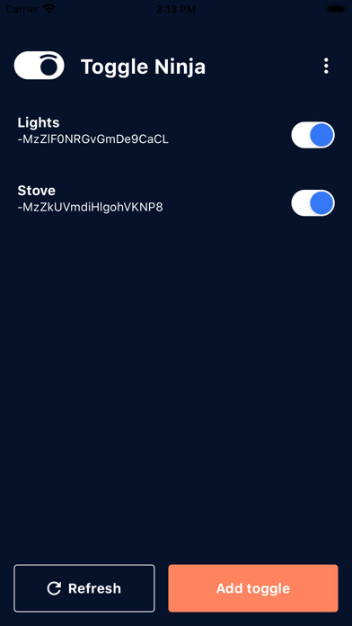 Emulate iPhone app Toggle Ninja using MyAndroid Emulate iPhone app Toggle Ninja using MyAndroid