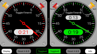 Emulate iPhone app Toggle Split using MyAndroid