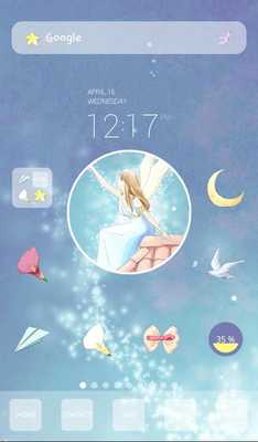Emulate Android APK to girl star night dodol theme Emulate Android APK to girl star night dodol theme