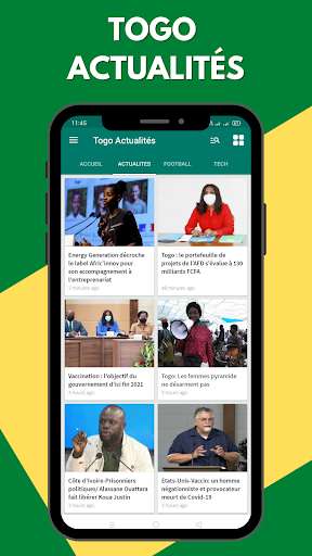 Run android online APK Togo News - Breaking News, Soccer, & Technology . from MyAndroid or emulate Togo News - Breaking News, Soccer, & Technology . using MyAndroid