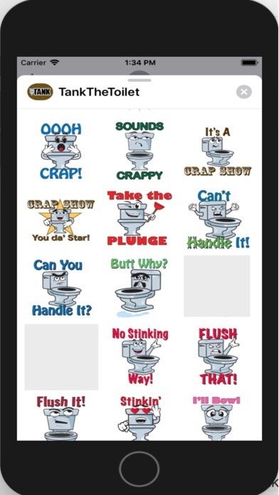 Emulate iPhone app Toilet Talk With Tank using MyAndroid