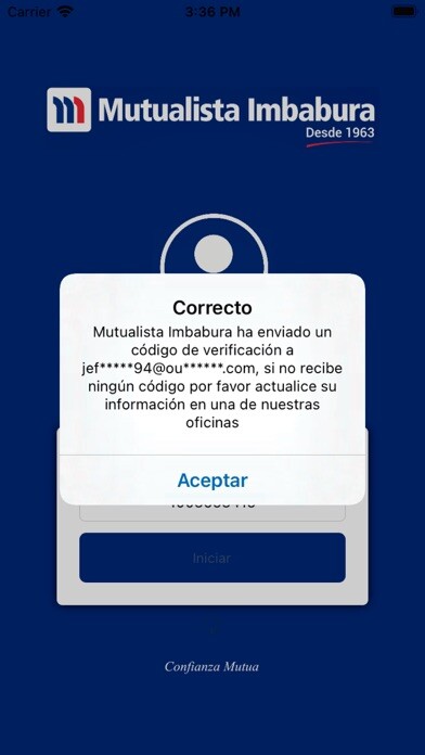 Emulate iPhone app Token Mutualista Imbabura using MyAndroid Emulate iPhone app Token Mutualista Imbabura using MyAndroid