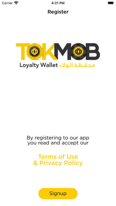 Emulate iPhone app TOKMOB-Loyalty,Coupons,Offers using MyAndroid Emulate iPhone app TOKMOB-Loyalty,Coupons,Offers using MyAndroid