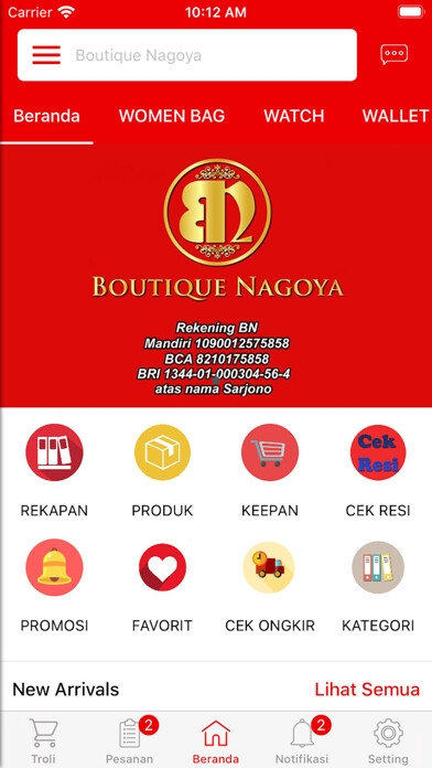 Emulate iPhone app Toko BN using MyAndroid Emulate iPhone app Toko BN using MyAndroid