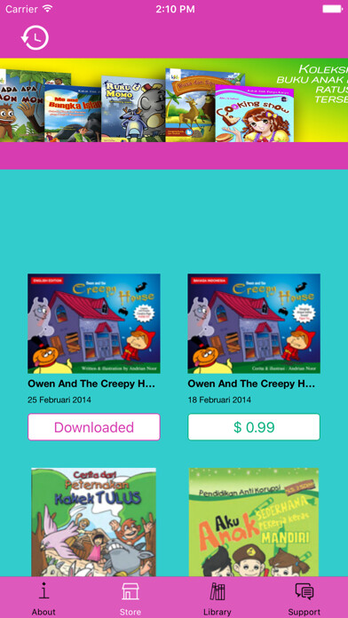 Emulate iPhone app Toko Buku Anak using MyAndroid Emulate iPhone app Toko Buku Anak using MyAndroid