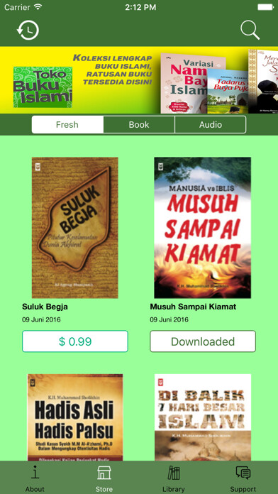 Emulate iPhone app Toko Buku Islami using MyAndroid Emulate iPhone app Toko Buku Islami using MyAndroid