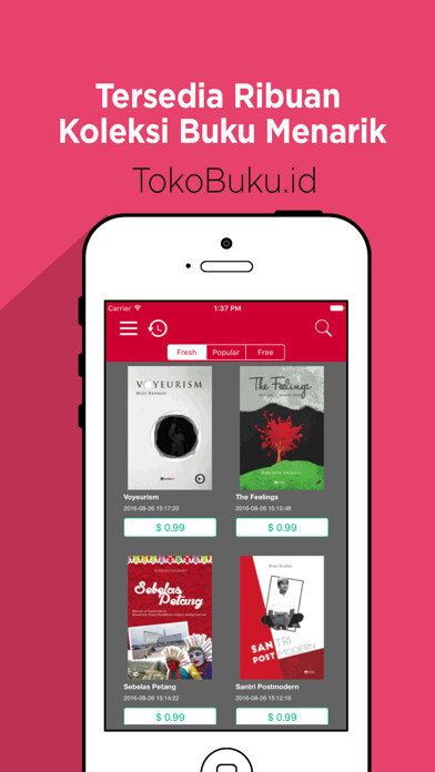 Emulate iPhone app Toko Buku using MyAndroid Emulate iPhone app Toko Buku using MyAndroid