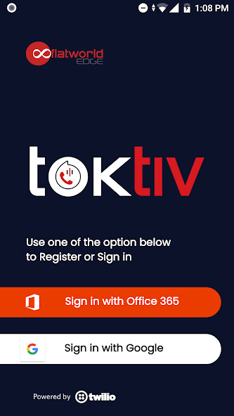 Run android online APK Toktiv: Twilio VOIP Calls, SMS from MyAndroid or emulate Toktiv: Twilio VOIP Calls, SMS using MyAndroid Run android online APK Toktiv: Twilio VOIP Calls, SMS from MyAndroid or emulate Toktiv: Twilio VOIP Calls, SMS using MyAndroid