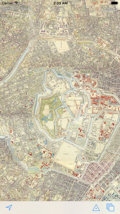 Emulate iPhone app Tokyo Jisou Maps using MyAndroid