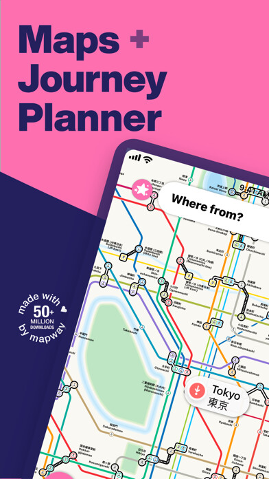 Emulate iPhone app Tokyo Metro Subway Map using MyAndroid Emulate iPhone app Tokyo Metro Subway Map using MyAndroid