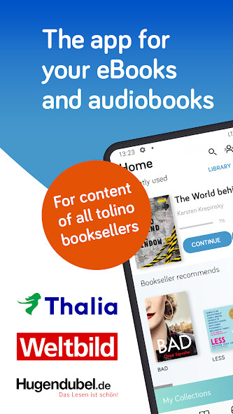 Run android online APK tolino - books audiobooks from MyAndroid or emulate tolino - books audiobooks using MyAndroid Run android online APK tolino - books audiobooks from MyAndroid or emulate tolino - books audiobooks using MyAndroid