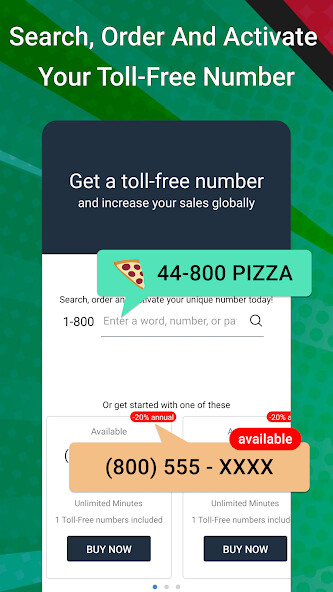 Run android online APK Toll-Free 44-800 phone number from MyAndroid or emulate Toll-Free 44-800 phone number using MyAndroid
