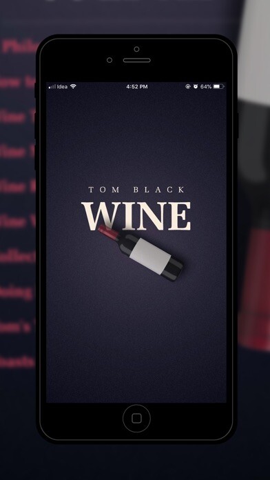 Emulate iPhone app Tom Black Wine using MyAndroid Emulate iPhone app Tom Black Wine using MyAndroid