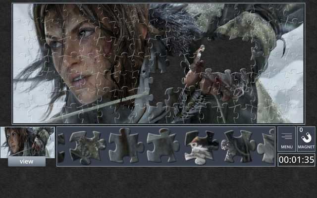 Emulate Android APK Tomb Raider Jigsaw Puzzles
