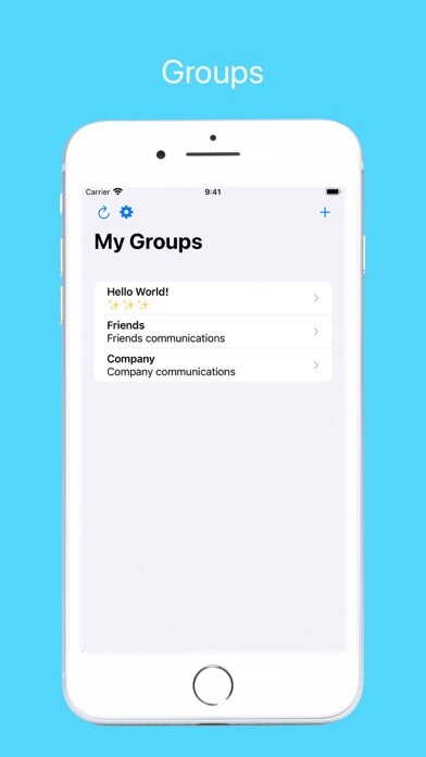 Emulate iPhone app Tomodachi: SNS Groups using MyAndroid
