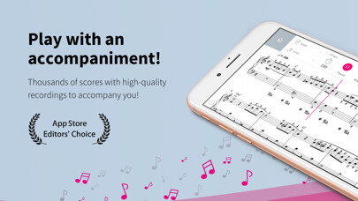 Emulate iPhone app Tomplay Sheet Music using MyAndroid