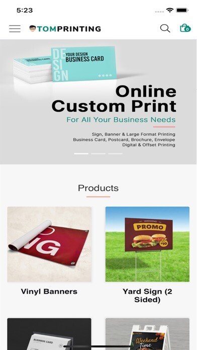 Emulate iPhone app TomPrinting using MyAndroid Emulate iPhone app TomPrinting using MyAndroid