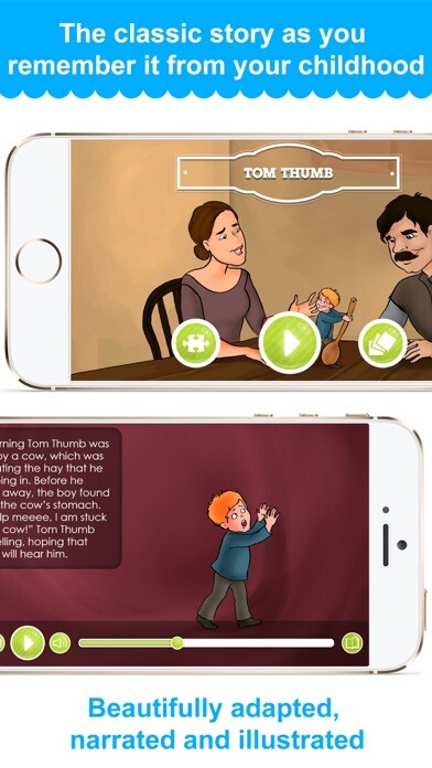 Emulate iPhone app Tom Thumb - Narrated Children Story using MyAndroid Emulate iPhone app Tom Thumb - Narrated Children Story using MyAndroid