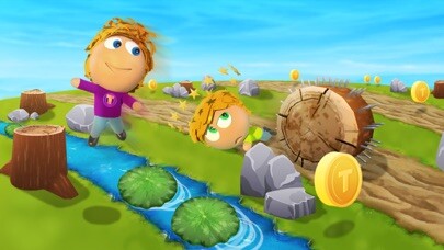 Emulate iPhone app Tom & Tommy - Jumping mission using MyAndroid