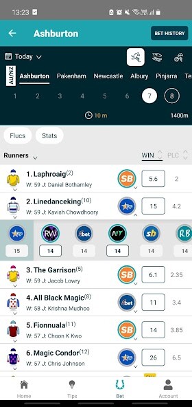 Run android online APK Tom Waterhouse from MyAndroid or emulate Tom Waterhouse using MyAndroid
