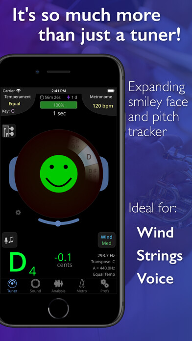 Emulate iPhone app TonalEnergy Tuner & Metronome using MyAndroid Emulate iPhone app TonalEnergy Tuner & Metronome using MyAndroid