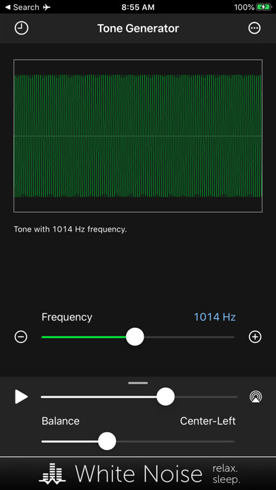 Emulate iPhone app Tone Generator: Audio Sound Hz using MyAndroid Emulate iPhone app Tone Generator: Audio Sound Hz using MyAndroid