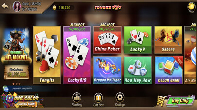 Emulate iPhone app Tongits777 Lucky 9 Pusoy Game using MyAndroid Emulate iPhone app Tongits777 Lucky 9 Pusoy Game using MyAndroid