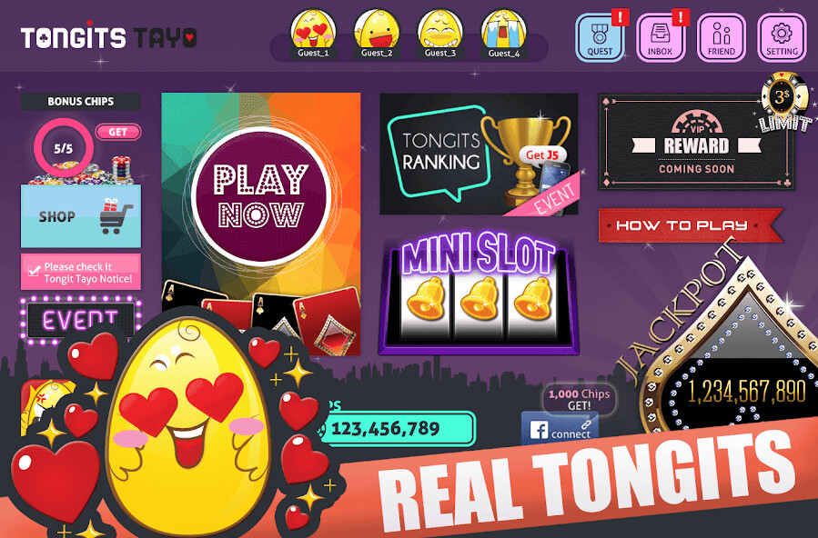 Run android online APK Tongits Tayo (Pinoy Game) from MyAndroid or emulate Tongits Tayo (Pinoy Game) using MyAndroid