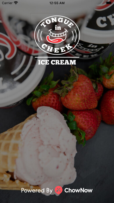 Emulate iPhone app Tongue In Cheek Ice Cream using MyAndroid