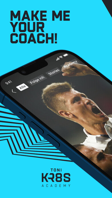 Emulate iPhone app Toni Kroos Academy using MyAndroid