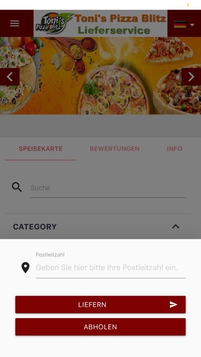 Emulate iPhone app Tonis Pizza using MyAndroid Emulate iPhone app Tonis Pizza using MyAndroid