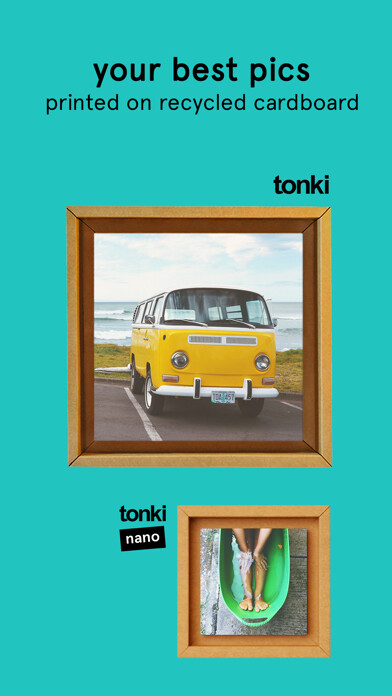 Emulate iPhone app Tonki - Design Photo Printing using MyAndroid