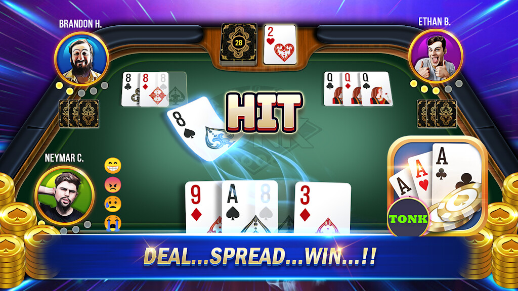 Run android online APK Tonk - Tongits Rummy Online, Offline from MyAndroid or emulate Tonk - Tongits Rummy Online, Offline using MyAndroid