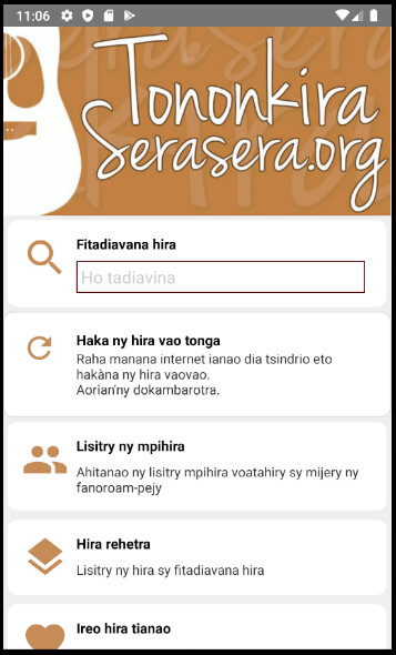 Run android online APK Tononkira Malagasy Sponsorisée from MyAndroid or emulate Tononkira Malagasy Sponsorisée using MyAndroid Run android online APK Tononkira Malagasy Sponsorisée from MyAndroid or emulate Tononkira Malagasy Sponsorisée using MyAndroid