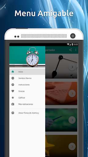 Run android online APK Tonos de Alarma y Despertador from MyAndroid or emulate Tonos de Alarma y Despertador using MyAndroid
