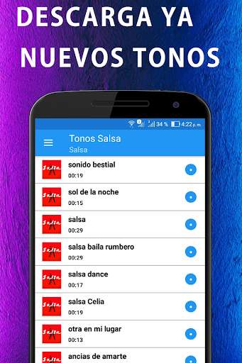 Run android online APK Tonos de Salsa para Celular Gratis from MyAndroid or emulate Tonos de Salsa para Celular Gratis using MyAndroid
