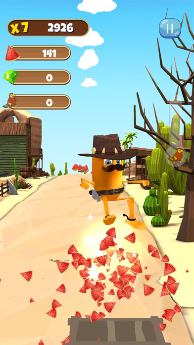 Emulate iPhone app Tony Epic Run using MyAndroid