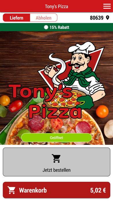 Emulate iPhone app Tony´s Pizza using MyAndroid Emulate iPhone app Tony´s Pizza using MyAndroid