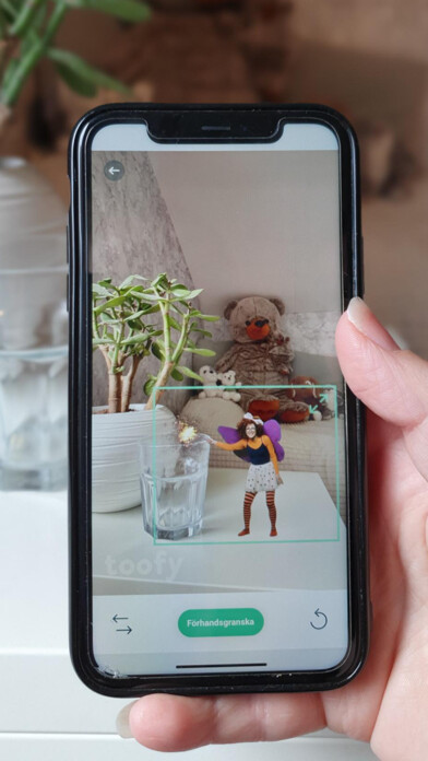 Emulate iPhone app Toofy - den digitala tandfen using MyAndroid