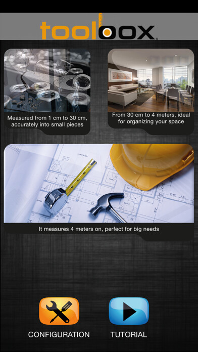 Emulate iPhone app Toolbox for Measuring using MyAndroid Emulate iPhone app Toolbox for Measuring using MyAndroid