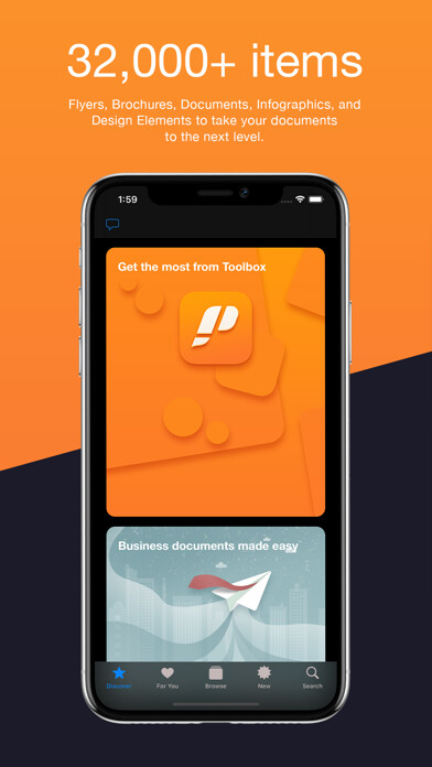 Emulate iPhone app Toolbox for Pages using MyAndroid