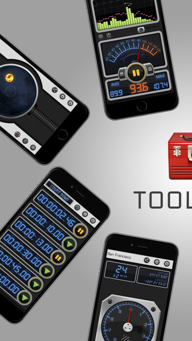 Emulate iPhone app Toolbox PRO: Smart Meter Tools using MyAndroid