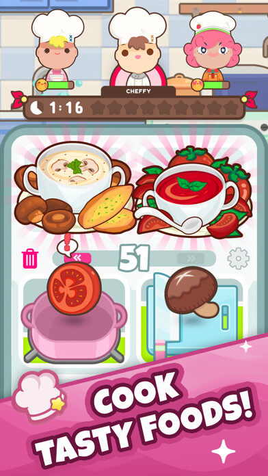 Emulate iPhone app Too Many Cooks using MyAndroid